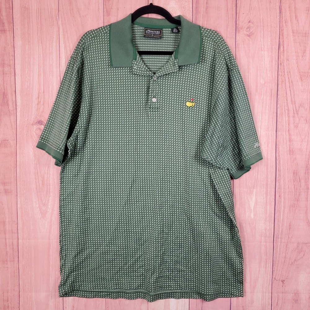 Agusta Masters Collection Polo Shirt Mens Sz XL 60's Two Ply Mercerized